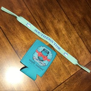 NWOT SouthernTide Croakies & SimplySouthern Koozie